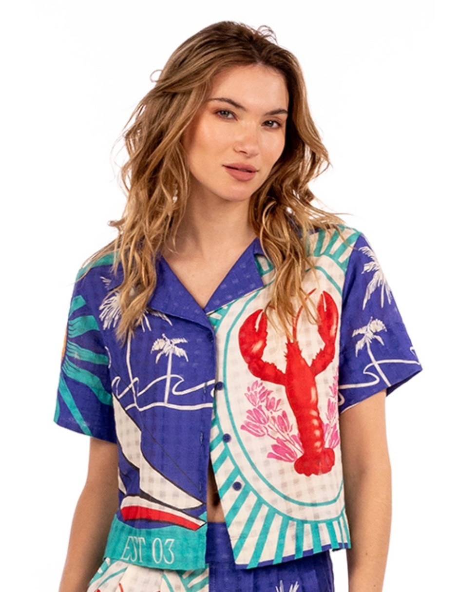 Blusa manga corta para mujer Blusa manga corta para mujer
