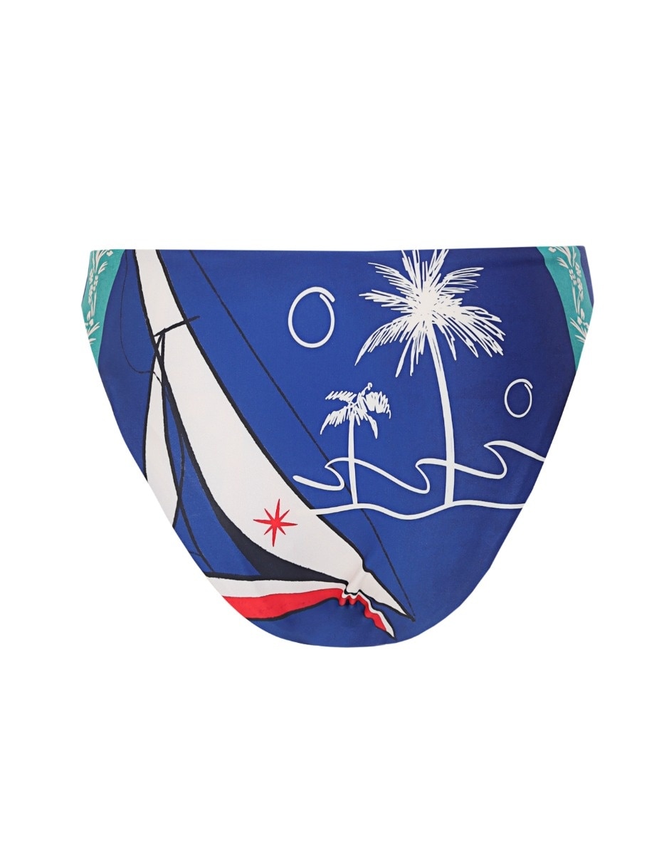 Bikini estampado a la cintura para mujer 2