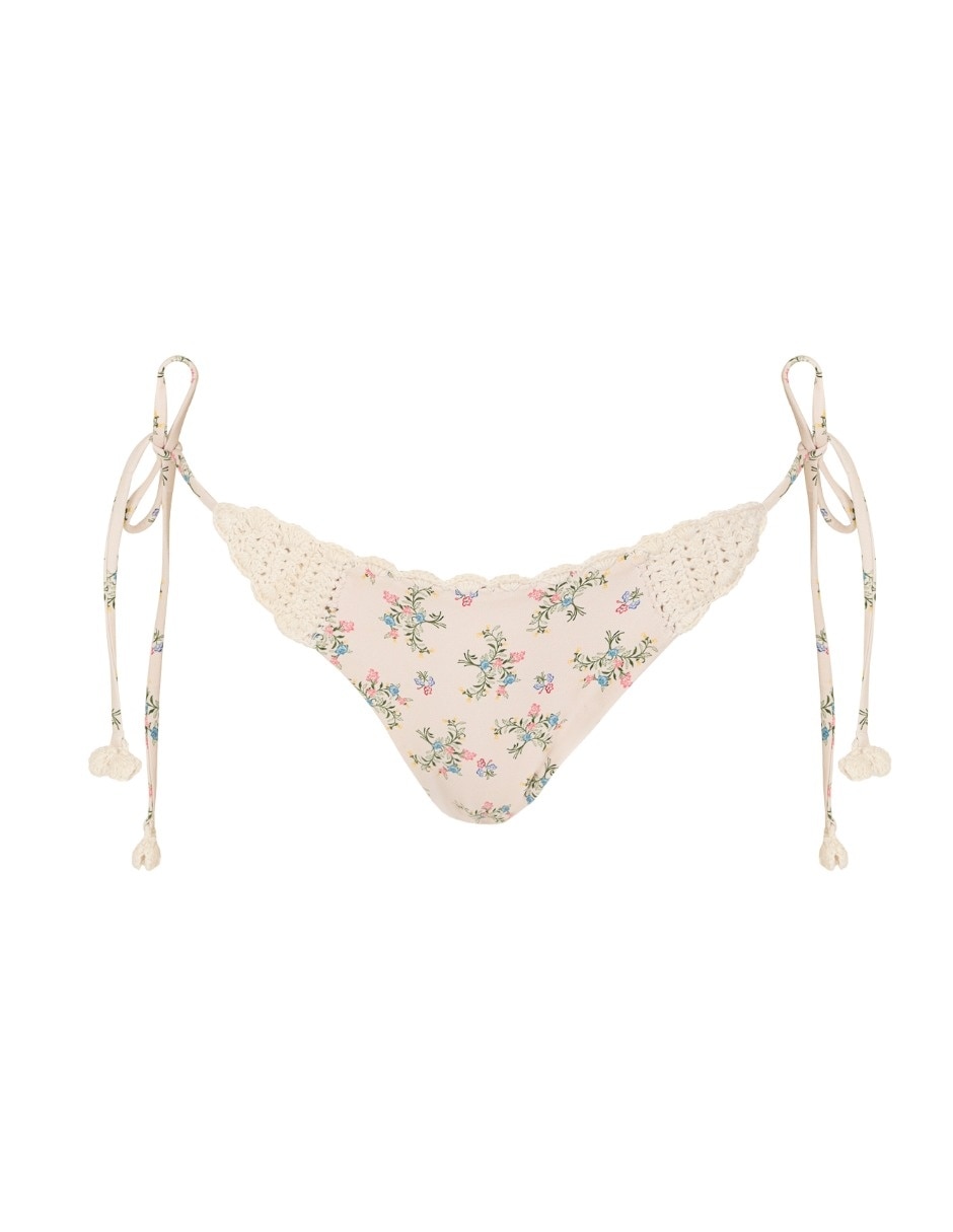 Bikini Agua Bendita estampado Floral a la cadera para mujer