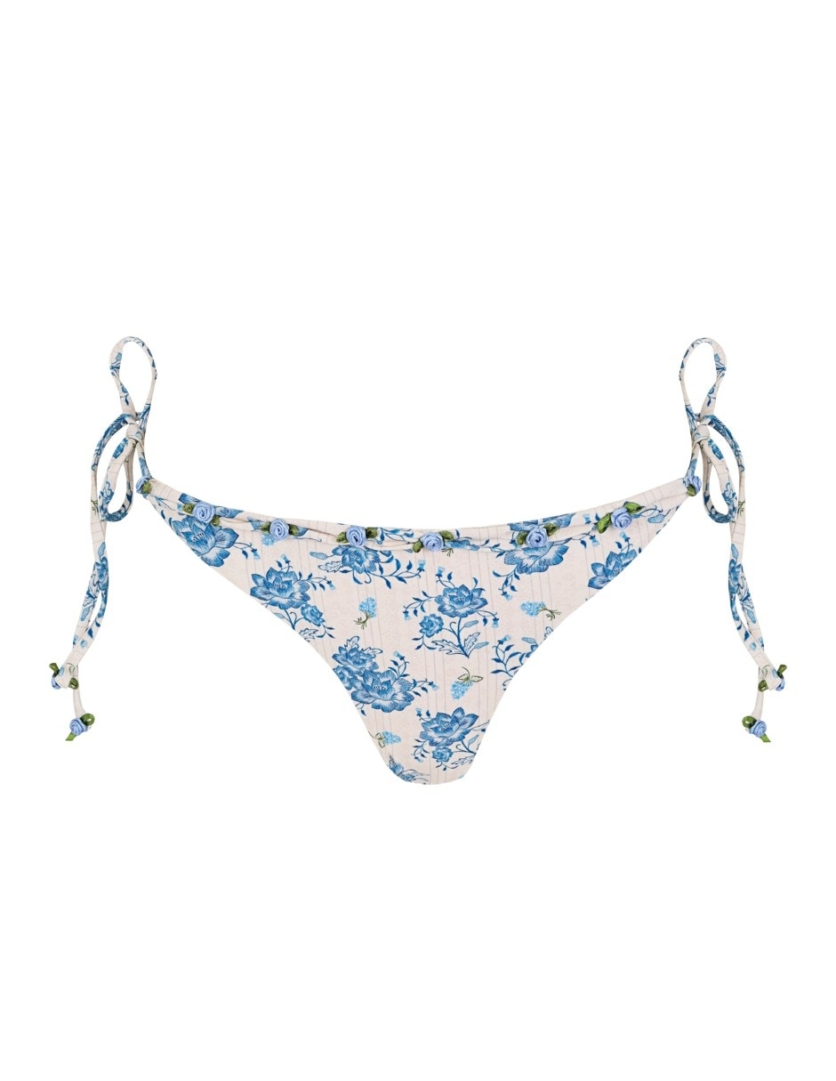 Bikini Agua Bendita estampado Floral a la cadera para mujer