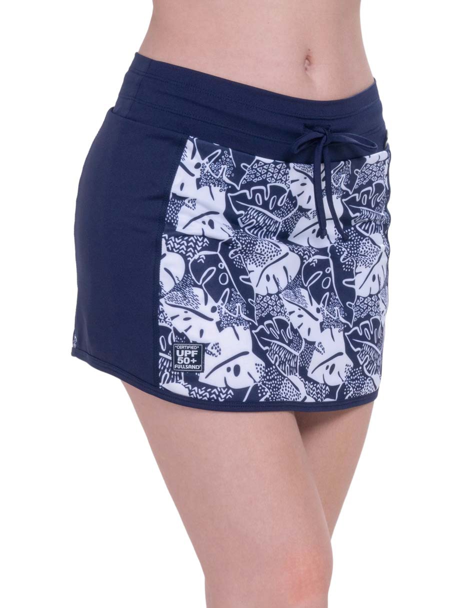 Falda short a la cintura