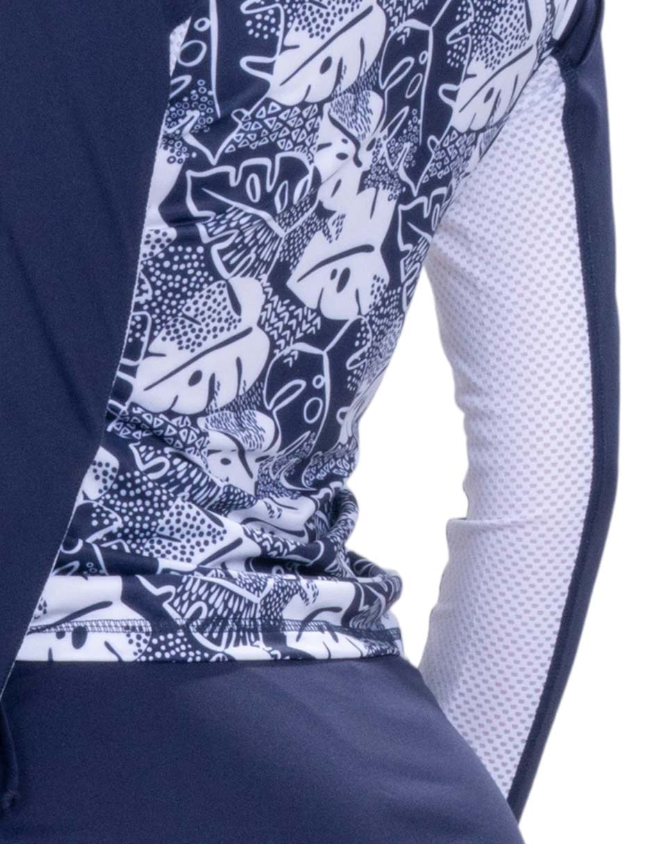 Wetshirt estampado floral para mujer 4