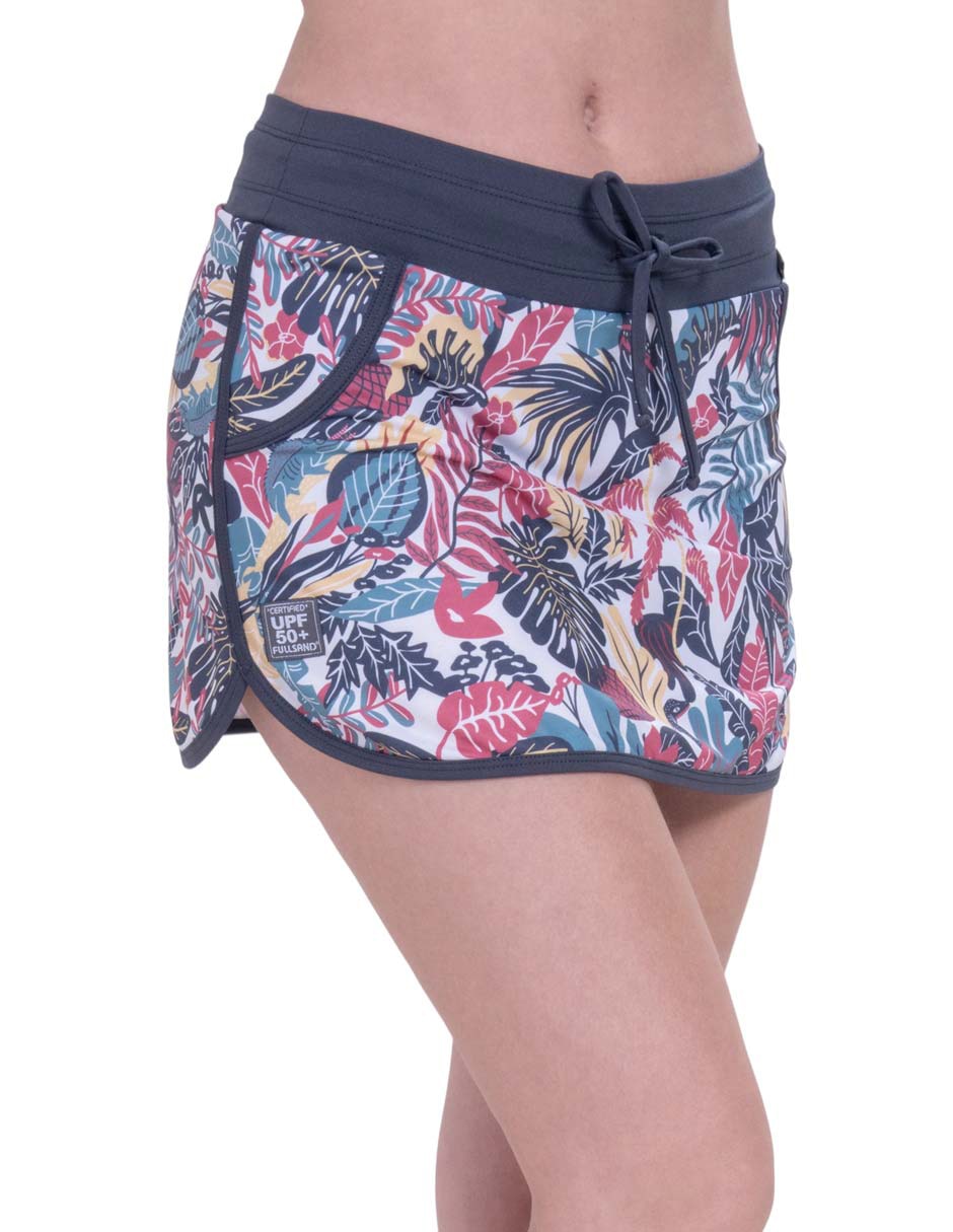 Falda corta fullsand de nylon a la cintura