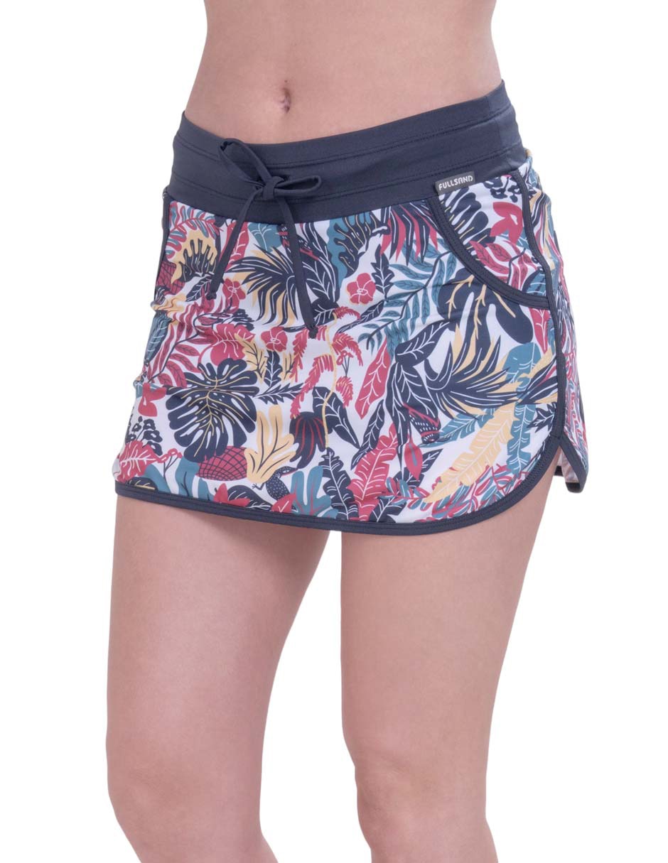 Falda corta fullsand de nylon a la cintura