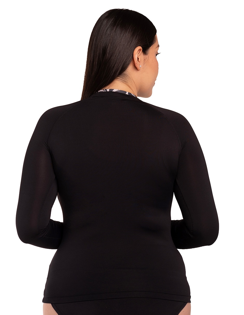 Wetshirt estampado floral para mujer