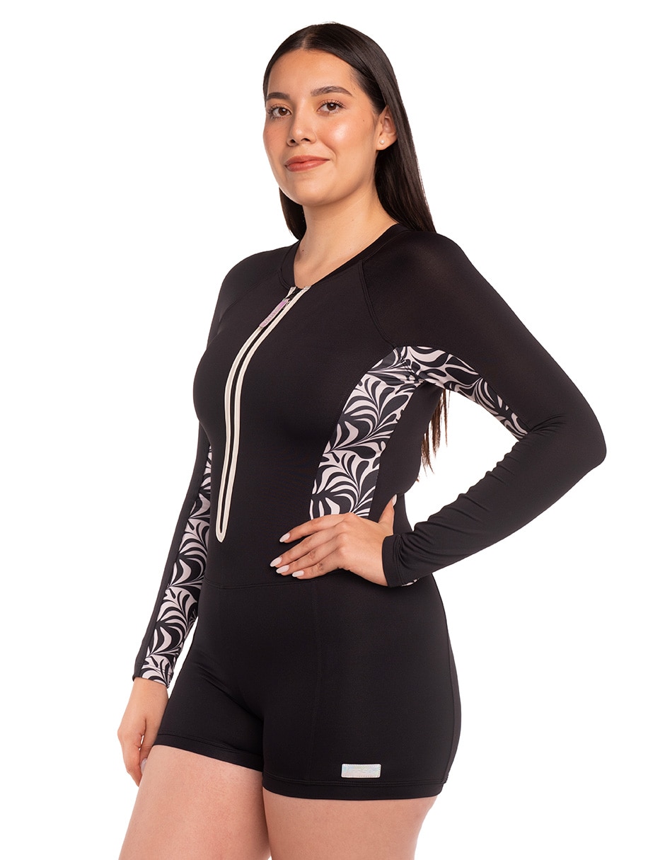 Traje de baño estampado floral para mujer 8