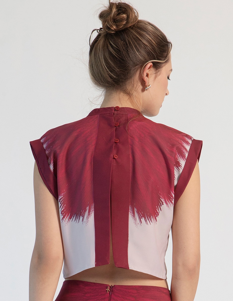 BLUSA QUETZAL manga Corta para mujer 2