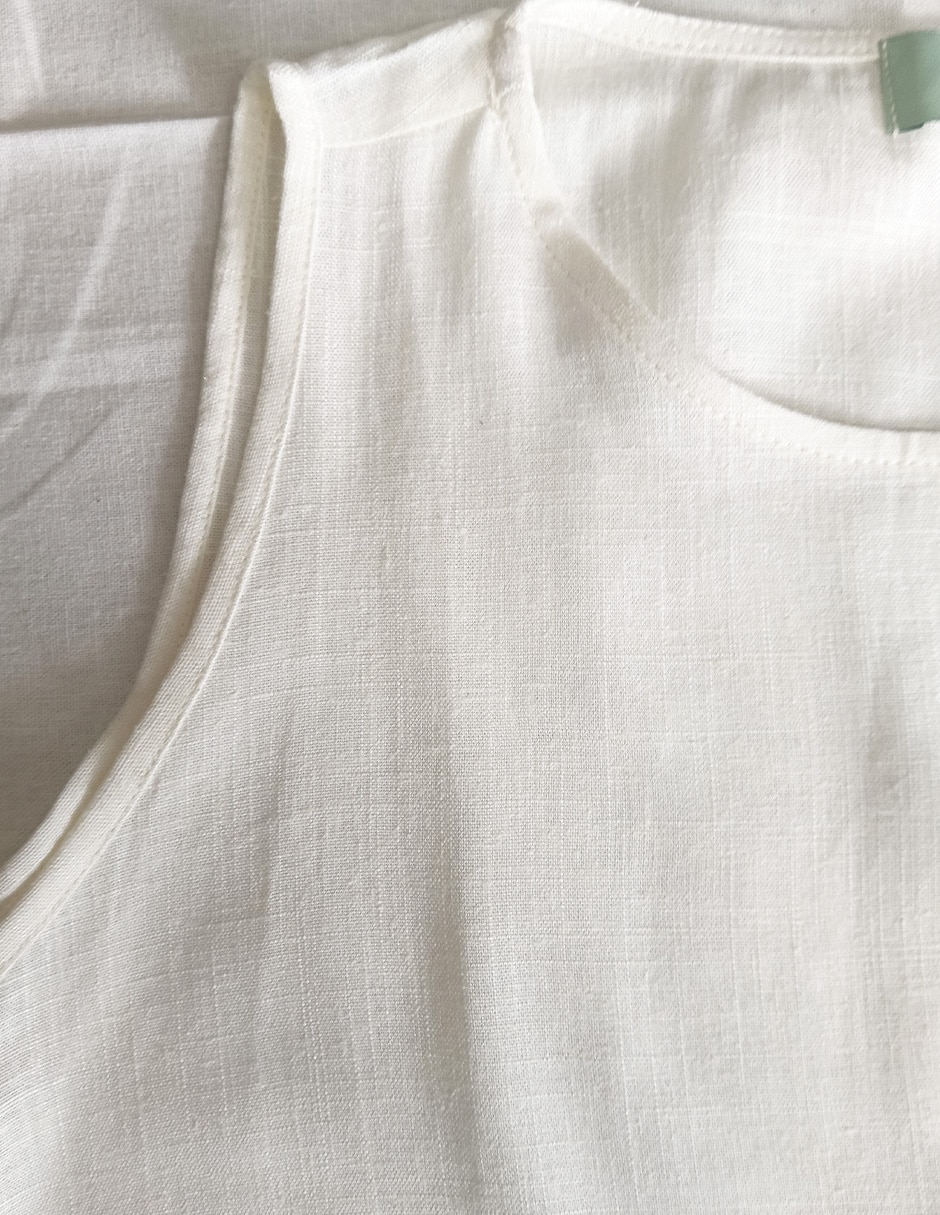 Blusa de playa sin manga para mujer 3