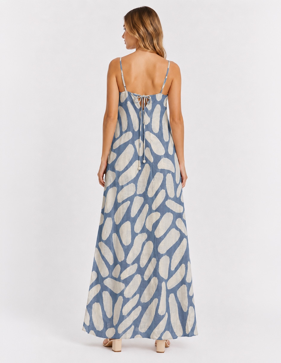 Vestido largo playa para mujer 2