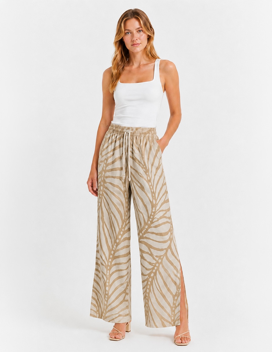Pantalón relaxed amplio para mujer Pantalón relaxed amplio para mujer