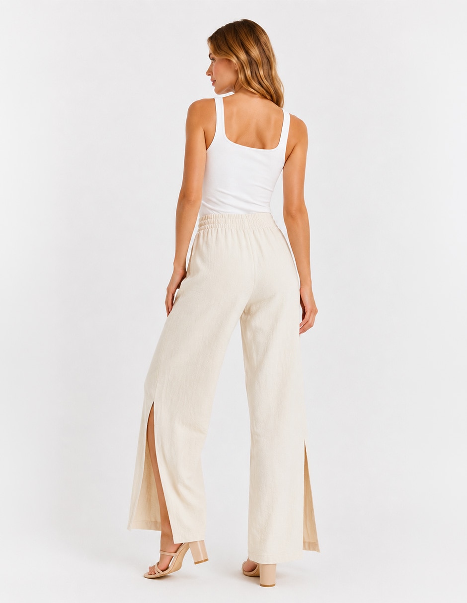 Pantalón relaxed salty weekend amplio para mujer