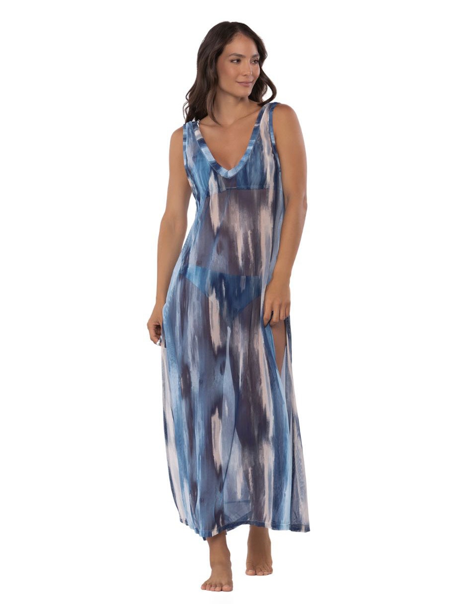 Vestido largo playa para mujer