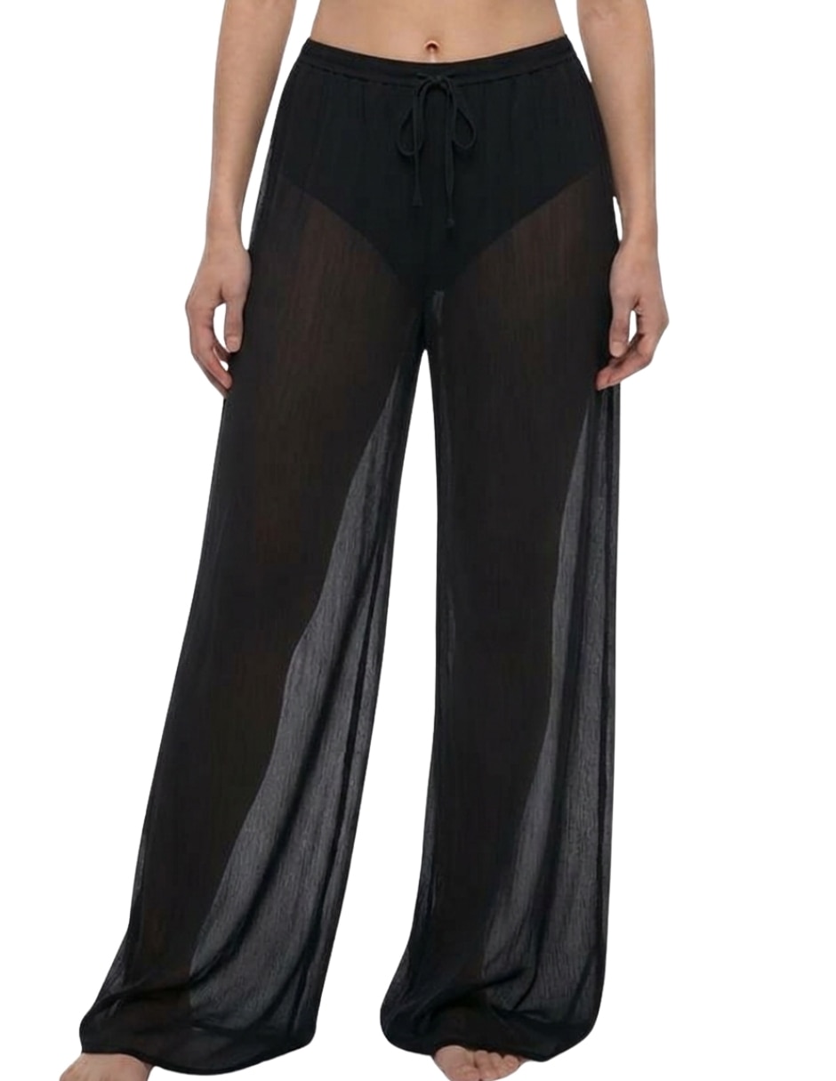 Salida de playa pantalón Alma de Mar con agujeta para mujer