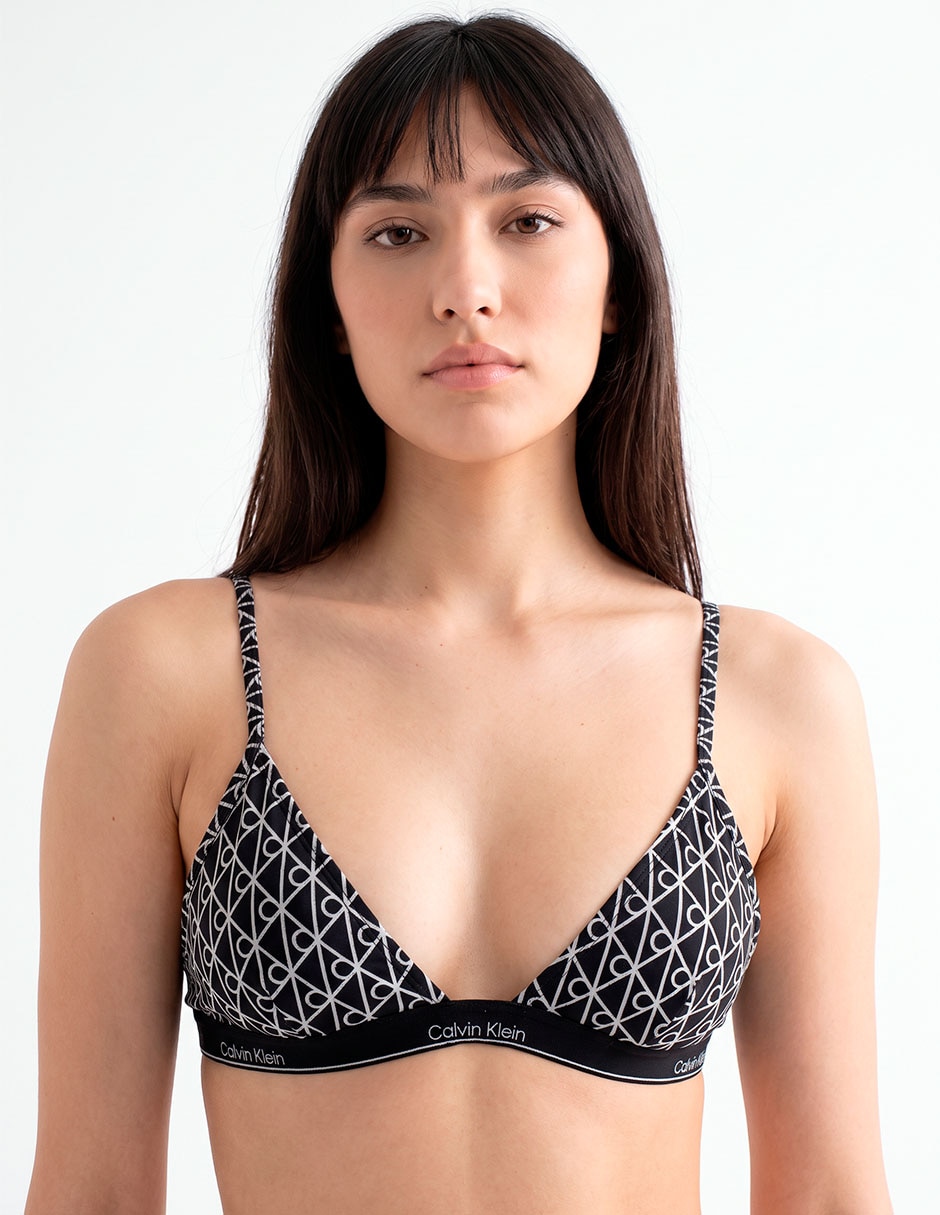Top bikini con copa triangular para mujer 2