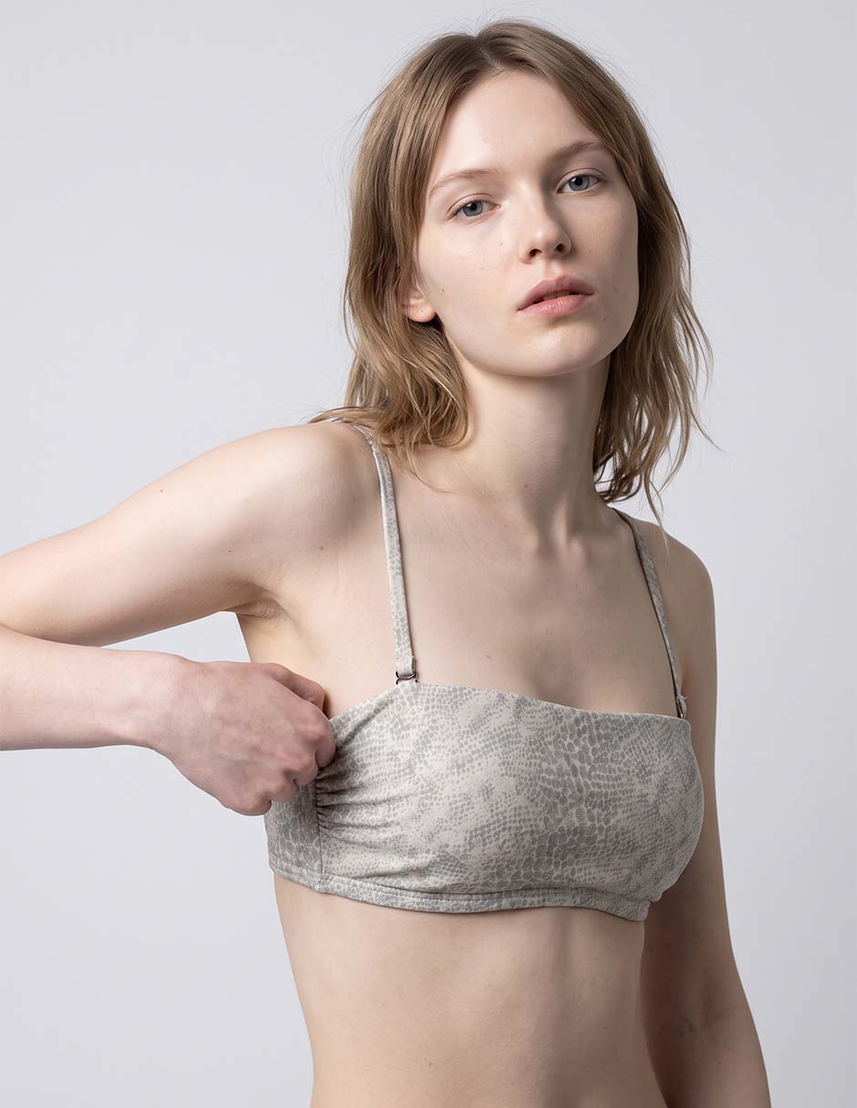 Top bikini con copas removibles para mujer 3