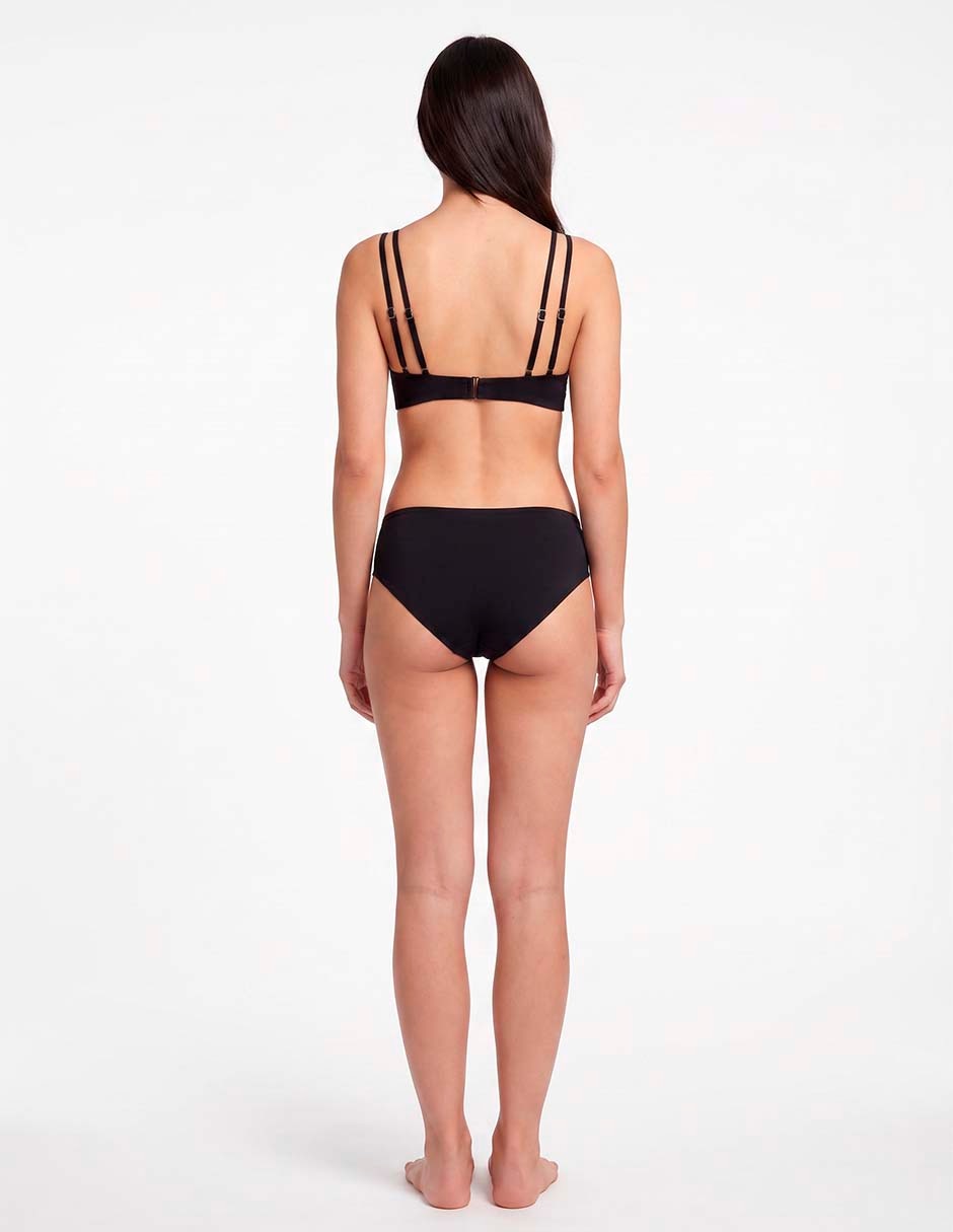 Top bikini con copa removible para mujer