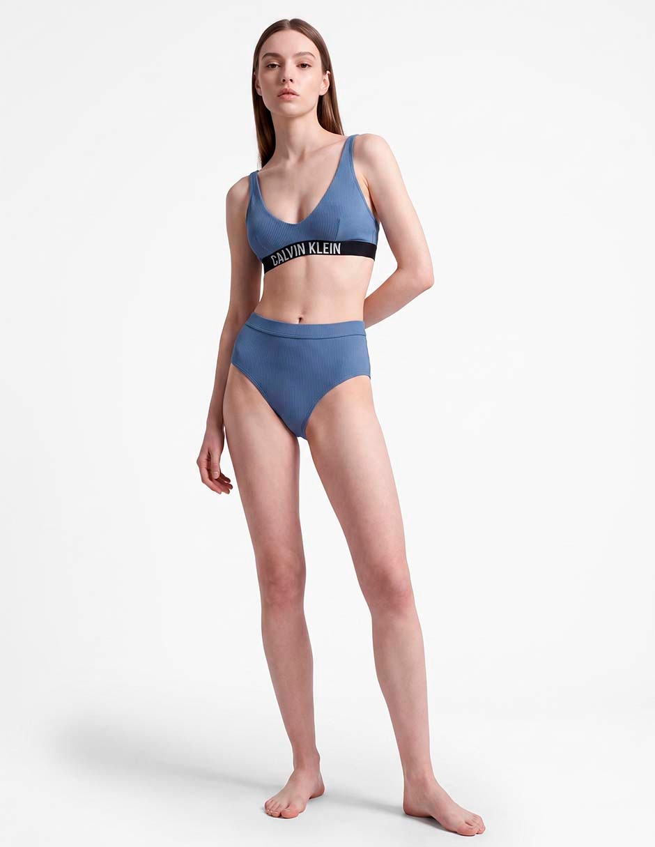 Top bikini con copa removible para mujer