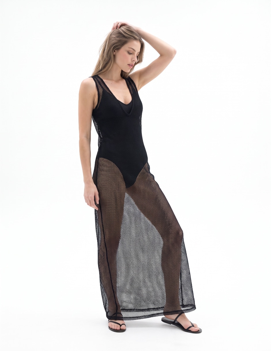 Salida de playa vestido para mujer 3