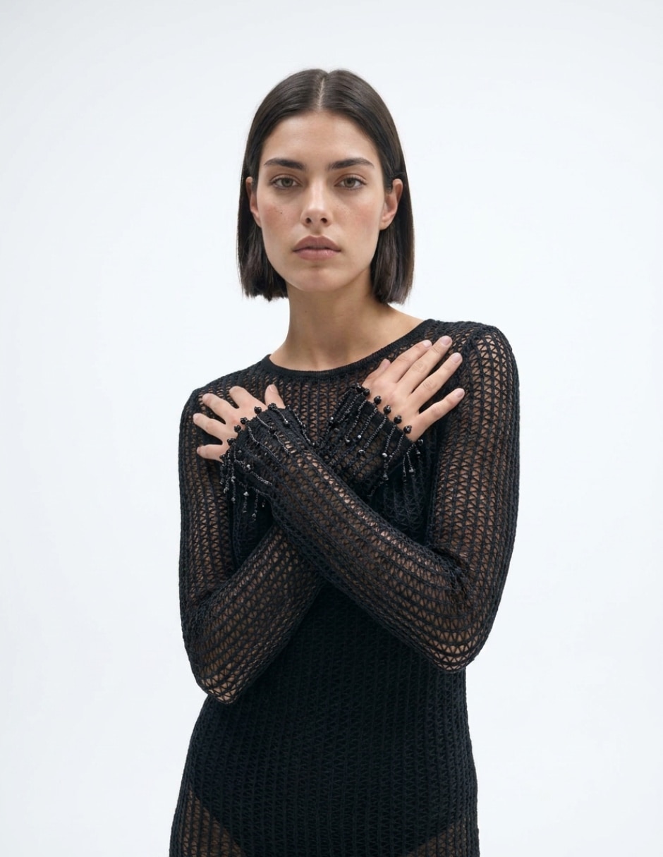 Vestido 3/4 playa para mujer 4