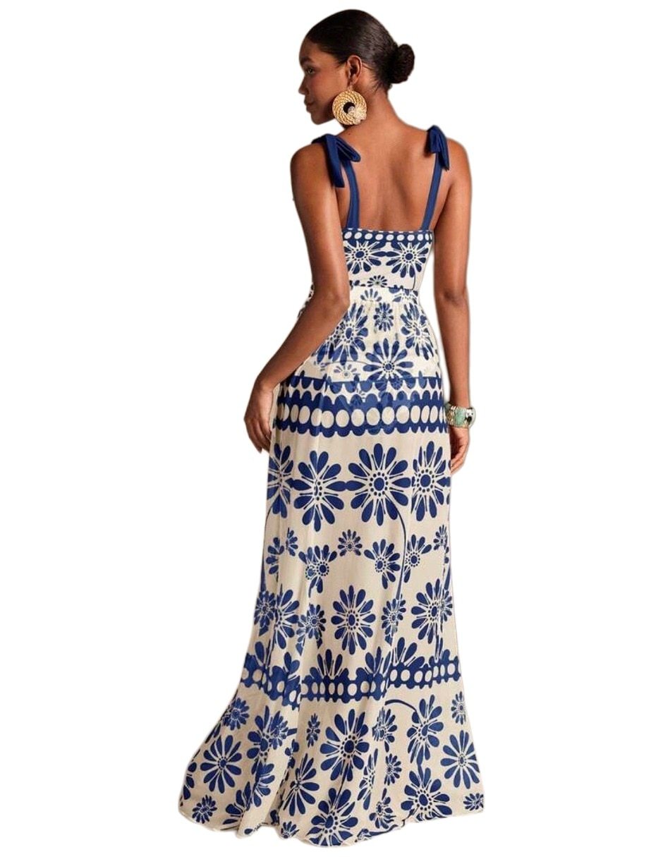 Traje de baño completo estampado floral para mujer 6