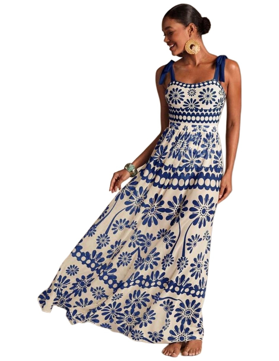 Traje de baño completo estampado floral para mujer 4