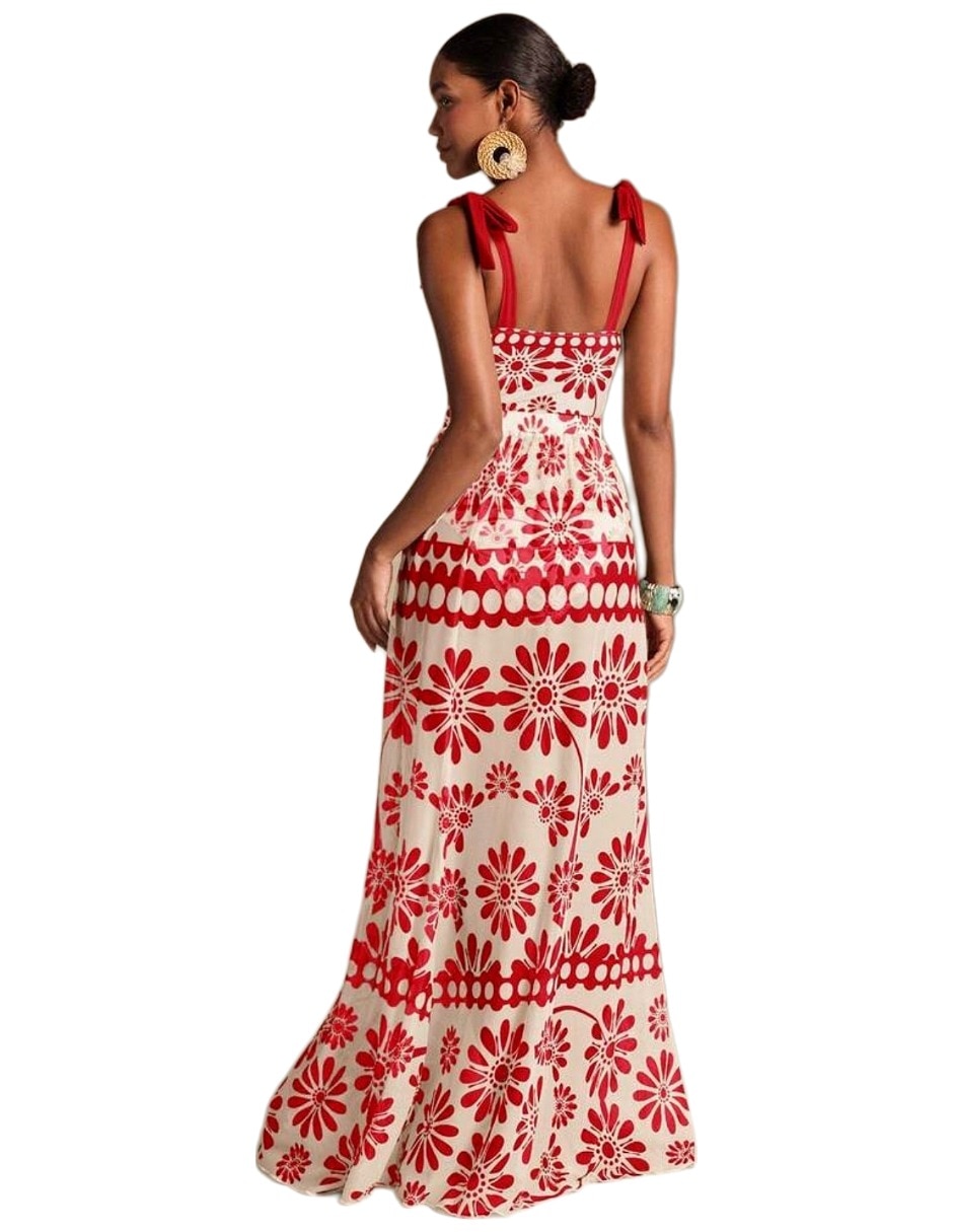 Traje de baño completo estampado floral para mujer 6
