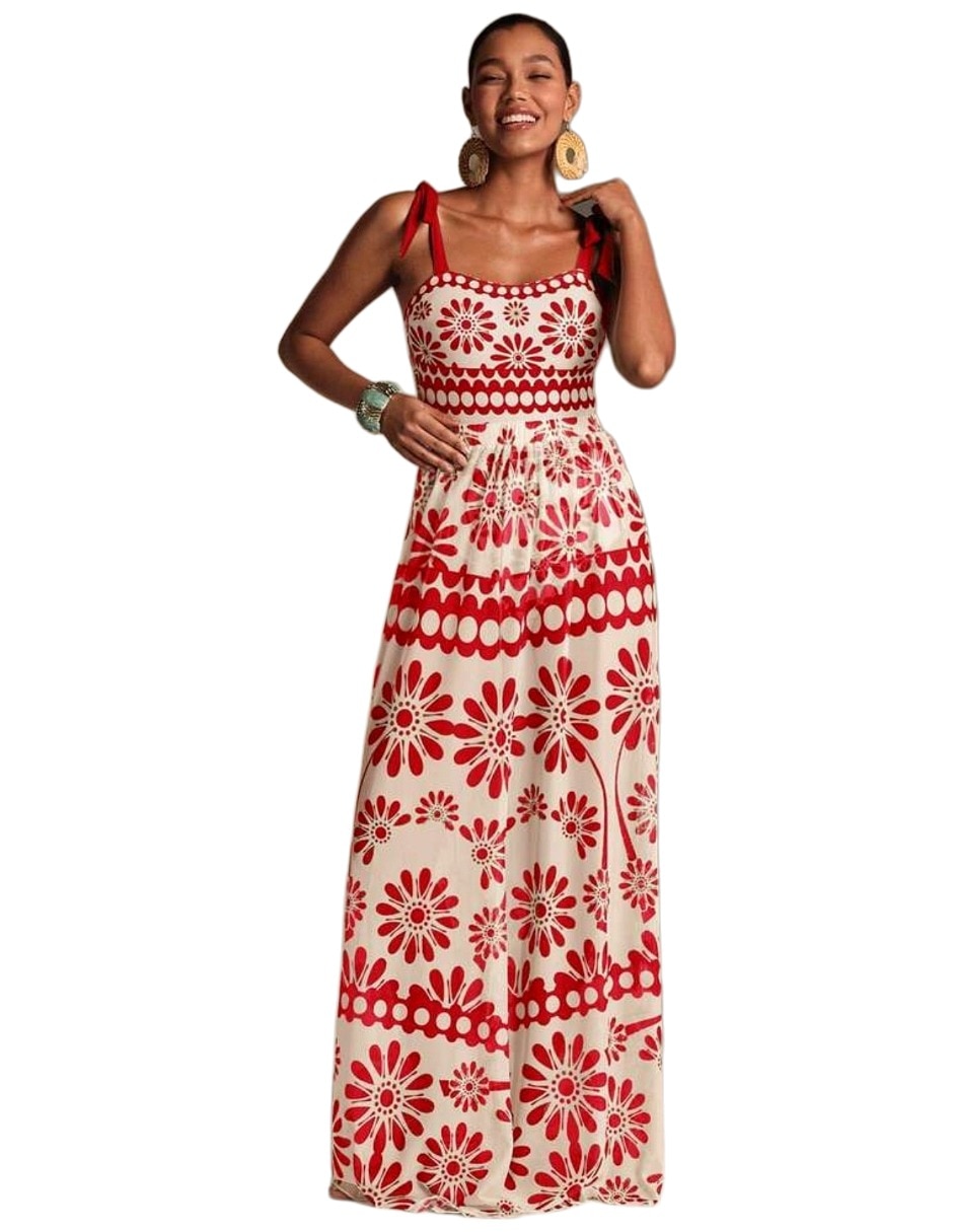 Traje de baño completo estampado floral para mujer 2
