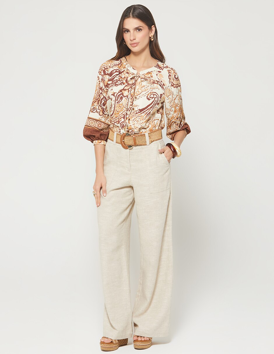 Blusa Egipto Travel manga 3/4 para mujer 2
