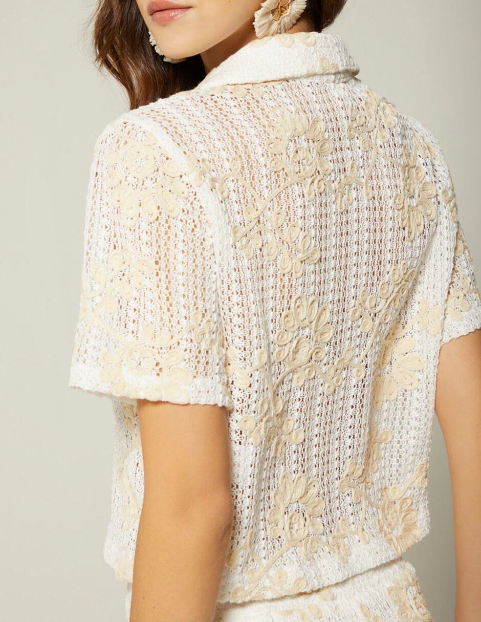 Blusa Siena Resort manga Corta para mujer 5