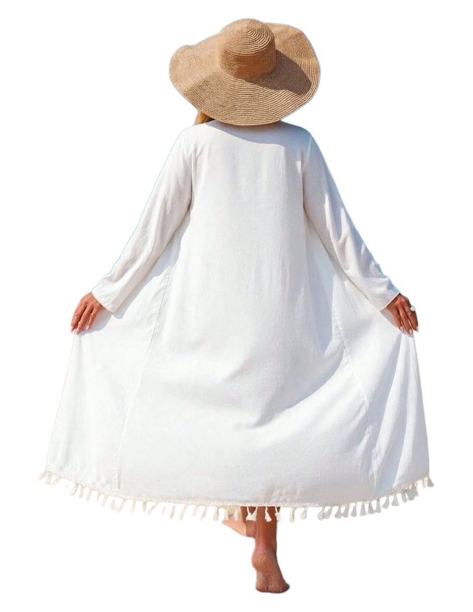 Salida de playa vestido con Amarre para 2