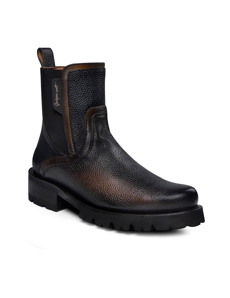 Botín de piel para hombre Botín de piel para hombre